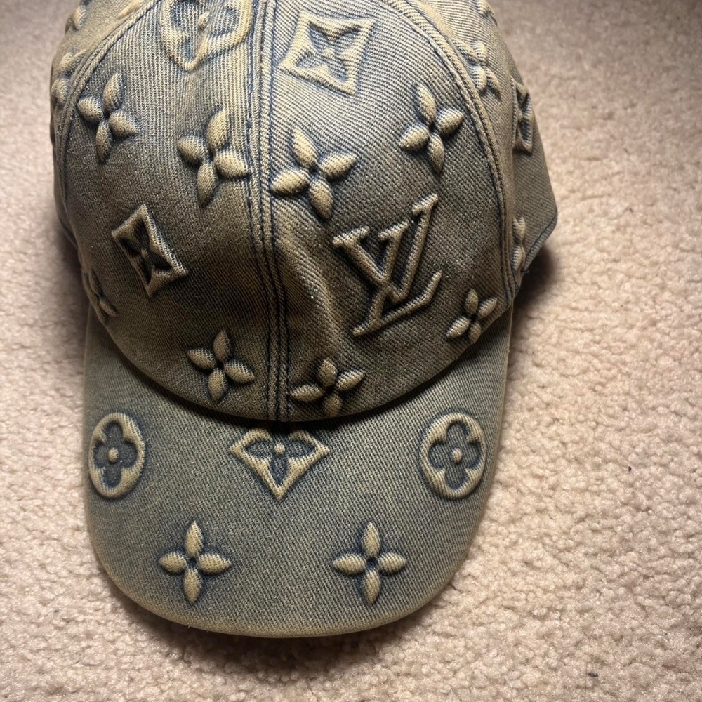 Louis Vuitton Denim Monogram Cap